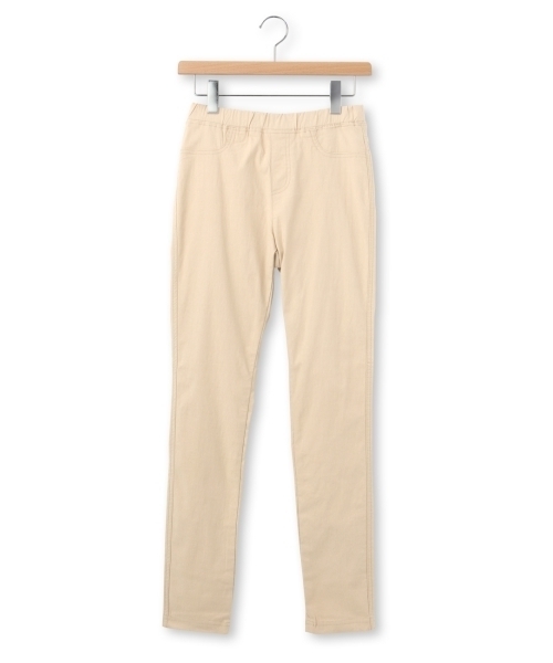 HusHusH（ハッシュアッシュ）の「ハイパーストレッチ裏起毛スキニーパンツ（その他パンツ・レディース・ベージュ/ネイビー/ブルー/ホワイト系1/ホワイト/ブラック・01/03/02/04）」の5枚目の写真