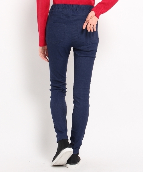 HusHusH（ハッシュアッシュ）の「ハイパーストレッチ裏起毛スキニーパンツ（その他パンツ・レディース・ベージュ/ネイビー/ブルー/ホワイト系1/ホワイト/ブラック・01/03/02/04）」の9枚目の写真