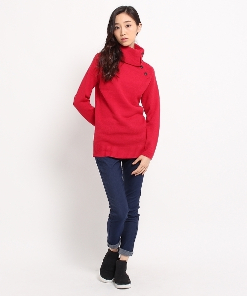 HusHusH（ハッシュアッシュ）の「ハイパーストレッチ裏起毛スキニーパンツ（その他パンツ・レディース・ベージュ/ネイビー/ブルー/ホワイト系1/ホワイト/ブラック・01/03/02/04）」の14枚目の写真