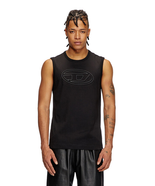 国内直営【DIESEL】T-BISCO-BIGOVAL タンクトップ 送料込 メンズ タンクトップ T-BISCO-BIGOVAL（Tシャツ/カットソー