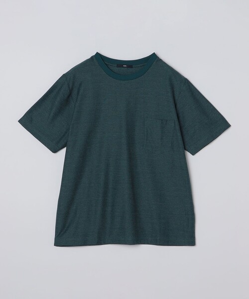 SHIPS(シップス)の「SHIPS: ジャカード マイクロ ボーダー Tシャツ(Tシャツ/カットソー・メンズ・グリーン/ネイビー/ライトグレー・SMALL/X-LARGE/LARGE/MEDIUM)」の15枚目の写真