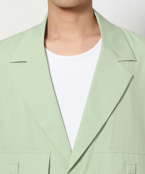 HARE（ハレ）の「【SET UP対応】ベルトショートベスト(HARE)（ベスト・メンズ・グリーン/グレー/ブラック・FREE）」の21枚目の写真