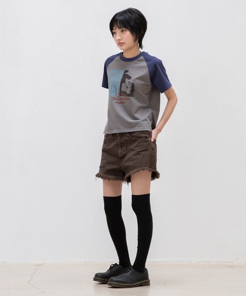 A'GEM/9 × .kom 『ISTKUNST/イストクンスト』 STAR BABY CROP