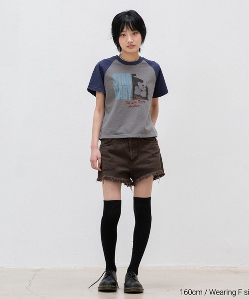 A'GEM/9 × .kom 『ISTKUNST/イストクンスト』 STAR BABY CROP