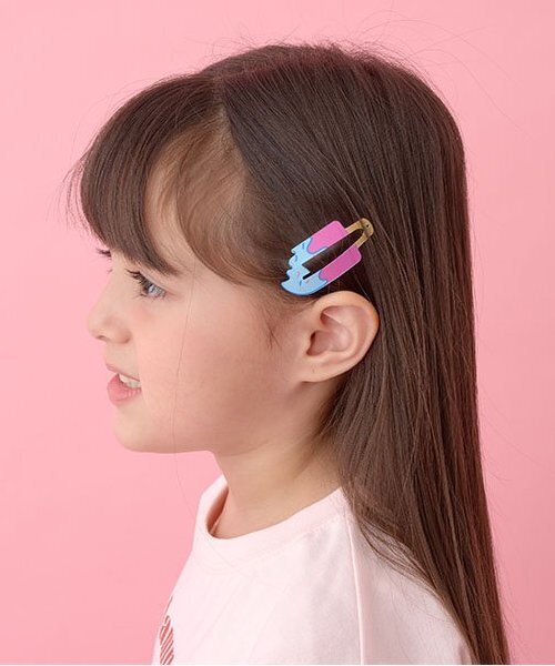 Lycee mine(リセマイン)の「アイスヘアクリップ2Pセット(バレッタ/ヘアクリップ・キッズ・イエロー/ピンク/ラベンダー/マジェンタ/オレンジ・F)」の5枚目の写真