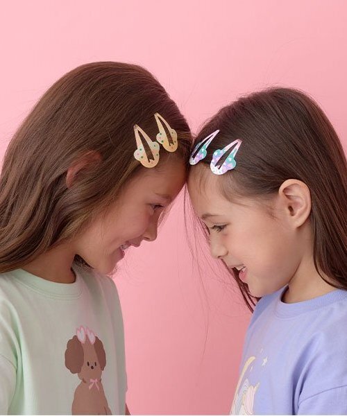 Lycee mine(リセマイン)の「アイスヘアクリップ2Pセット(バレッタ/ヘアクリップ・キッズ・イエロー/ピンク/ラベンダー/マジェンタ/オレンジ・F)」の16枚目の写真
