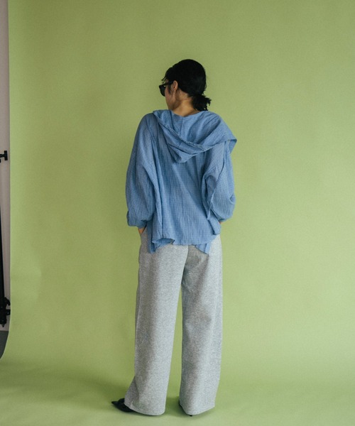 duei（デュイ）の「チェックフーディーシャツ（シャツ/ブラウス・レディース・ブルー/ホワイト・FREE）」の21枚目の写真