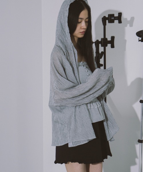 フーディーチェックシャツTRIFLE yto24012607.jpg