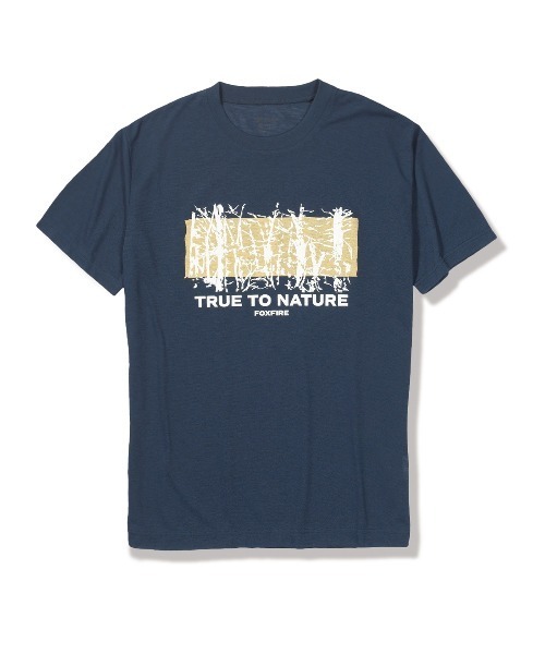 Foxfire(フォックスファイヤー)の「CシールドウッドT S/S(Tシャツ/カットソー・メンズ・ターメリック/ネイビー/グレー・S/M/L/XL)」の8枚目の写真