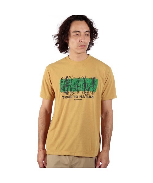 Foxfire(フォックスファイヤー)の「CシールドウッドT S/S(Tシャツ/カットソー・メンズ・ターメリック/ネイビー/グレー・S/M/L/XL)」の9枚目の写真