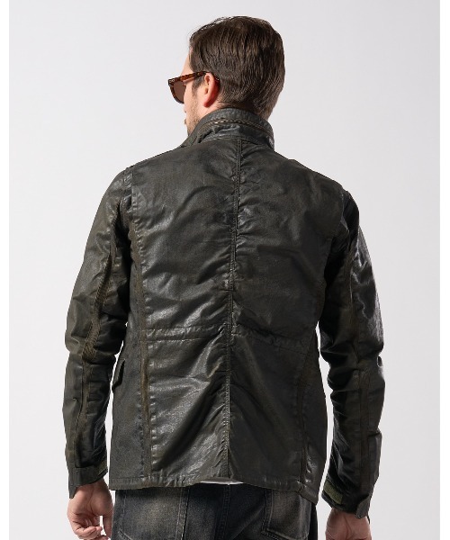 wjk（ダヴルジェイケイ）の「oild vintage M66（ミリタリージャケット・メンズ・ブラック/カーキ・SMALL/MEDIUM/LARGE/X-LARGE）」の5枚目の写真