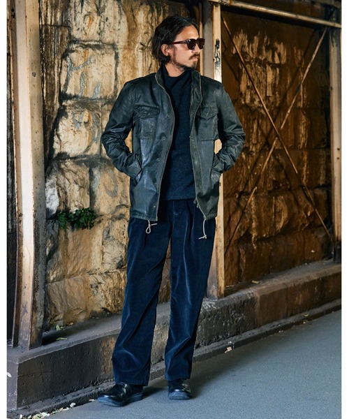 wjk（ダヴルジェイケイ）の「oild vintage M66（ミリタリージャケット・メンズ・ブラック/カーキ・SMALL/MEDIUM/LARGE/X-LARGE）」の11枚目の写真