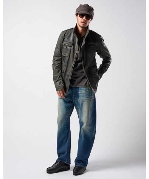 wjk（ダヴルジェイケイ）の「oild vintage M66（ミリタリージャケット・メンズ・ブラック/カーキ・SMALL/MEDIUM/LARGE/X-LARGE）」の15枚目の写真