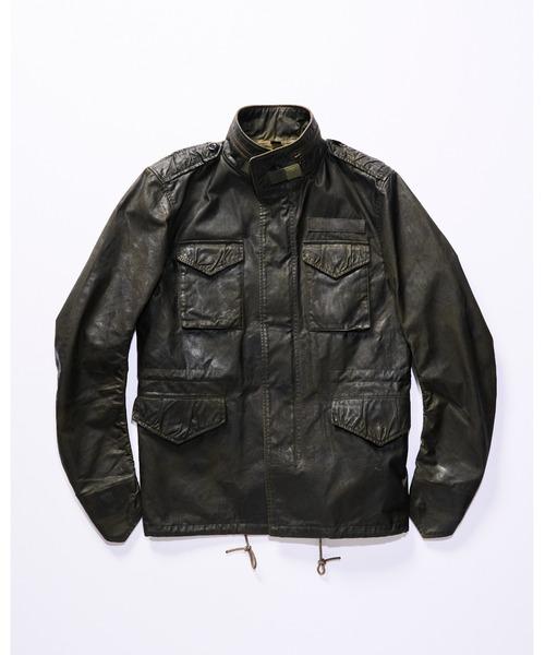 wjk（ダヴルジェイケイ）の「oild vintage M66（ミリタリージャケット・メンズ・ブラック/カーキ・SMALL/MEDIUM/LARGE/X-LARGE）」の17枚目の写真