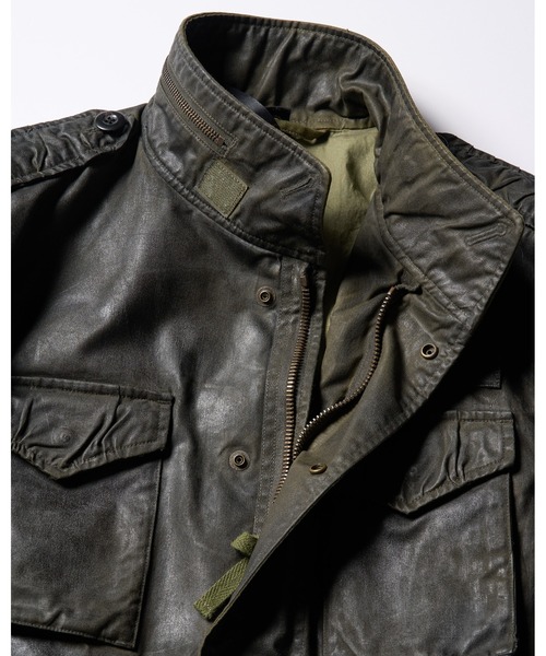 wjk（ダヴルジェイケイ）の「oild vintage M66（ミリタリージャケット・メンズ・ブラック/カーキ・SMALL/MEDIUM/LARGE/X-LARGE）」の20枚目の写真