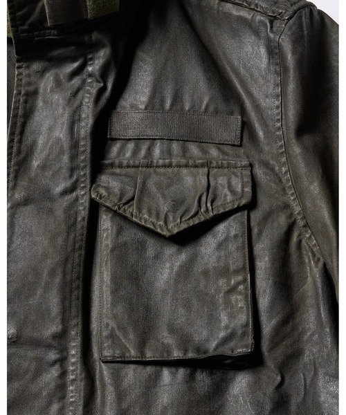 wjk（ダヴルジェイケイ）の「oild vintage M66（ミリタリージャケット・メンズ・ブラック/カーキ・SMALL/MEDIUM/LARGE/X-LARGE）」の22枚目の写真