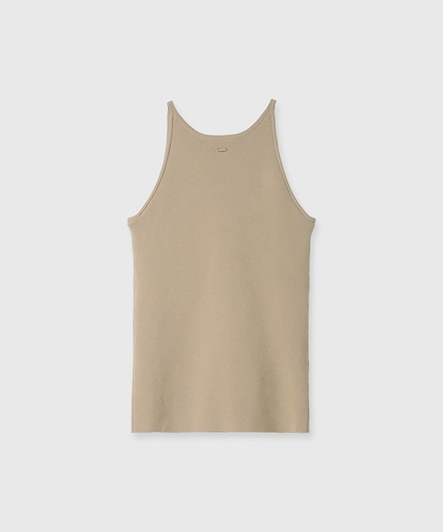 アニュアンス anuans カップインコンパクトニットトップス （BEIGE） カップインコンパクトニットトップス