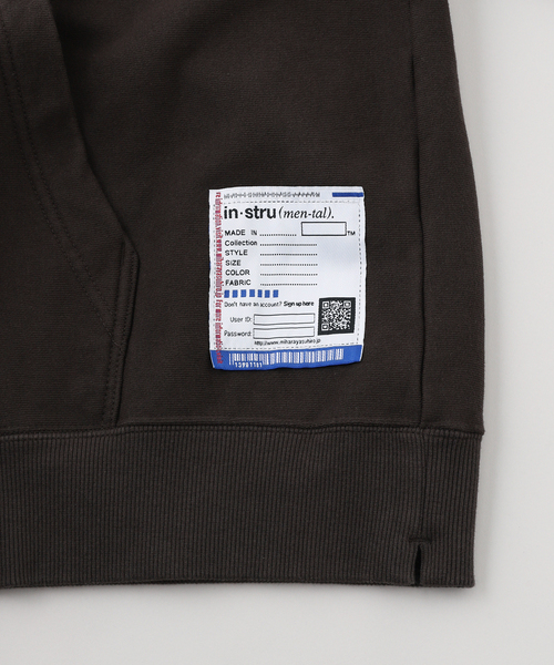 BAYCREW'S DEPO(ベイクルーズデポ)の「IN STRU(MEN-TAL) / インストルメンタル FRENCH TERRY ZIP PARKA(パーカー・メンズ・ブラウン/ブラック/チャコールグレー・44/48/46)」の7枚目の写真