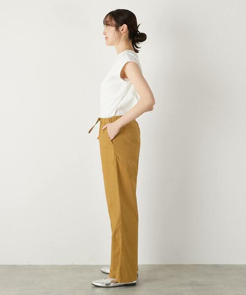 The Duchess Designs(ダッチェス・デザイン)の「《別注》【 The Duchess Designs/ザ ダッチェス デザイン】綿麻ストレッチパンツ(その他パンツ・レディース・ライトベージュ/イエロー系その他/カーキ/ライトグレー/ネイビー・FREE)」の8枚目の写真