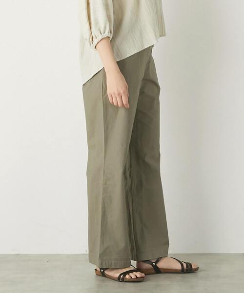 The Duchess Designs(ダッチェス・デザイン)の「《別注》【 The Duchess Designs/ザ ダッチェス デザイン】綿麻ストレッチパンツ(その他パンツ・レディース・ライトベージュ/イエロー系その他/カーキ/ライトグレー/ネイビー・FREE)」の13枚目の写真
