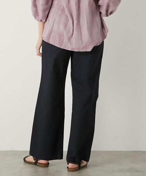 The Duchess Designs(ダッチェス・デザイン)の「《別注》【 The Duchess Designs/ザ ダッチェス デザイン】綿麻ストレッチパンツ(その他パンツ・レディース・ライトベージュ/イエロー系その他/カーキ/ライトグレー/ネイビー・FREE)」の20枚目の写真