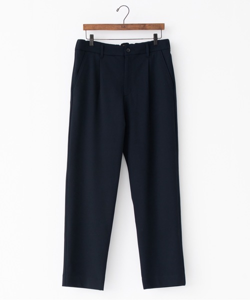 RYU(リュー)の「gabardine tapered slacks(スラックス・メンズ・ダークネイビー/ダークグレー・2/4/3/1)」の2枚目の写真