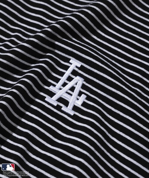 MLB（メジャーリーグベースボール）の「FREAK’S STORE/フリークスストア MLB ピンボーダー TEE（Tシャツ/カットソー・メンズ・ブラック/ブルー/ブラウン/ホワイト・LARGE/MEDIUM）」の14枚目の写真