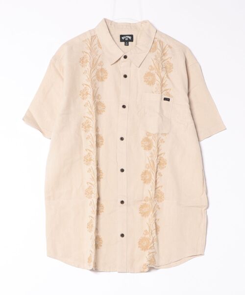 BILLABONG(ビラボン)の「BILLABONG メンズ CORDOBA SS 半袖シャツ 【2025年夏モデル】/ビラボン総柄半袖シャツ(シャツ/ブラウス・メンズ・サンドベージュ/ブルー系その他・MEDIUM/X-LARGE/LARGE)」の1枚目の写真