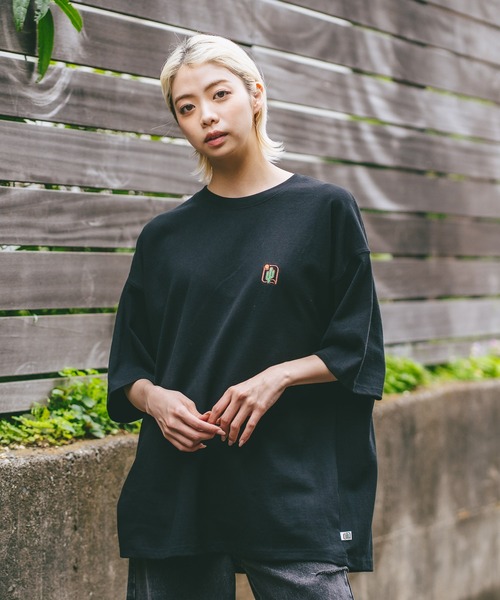 DESERT SPORTSWEAR:デザートスポーツウェア】ワンポイント 刺繍 T
