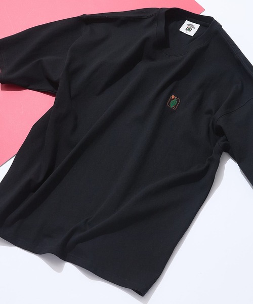 JEANS MATE(ジーンズメイト)の「【DESERT SPORTSWEAR:デザートスポーツウェア】ワンポイント 刺繍 Tシャツ(Tシャツ/カットソー・メンズ・ホワイト/ブラウン/ピンク/スミクロ/ブラック/サックスブルー/アイボリー・X-LARGE/MEDIUM/LARGE)」の21枚目の写真