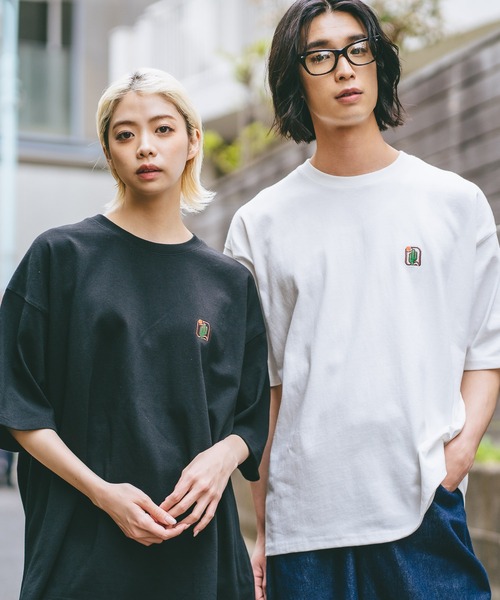 JEANS MATE(ジーンズメイト)の「【DESERT SPORTSWEAR:デザートスポーツウェア】ワンポイント 刺繍 Tシャツ(Tシャツ/カットソー・メンズ・ホワイト/ブラウン/ピンク/スミクロ/ブラック/サックスブルー/アイボリー・X-LARGE/MEDIUM/LARGE)」の18枚目の写真