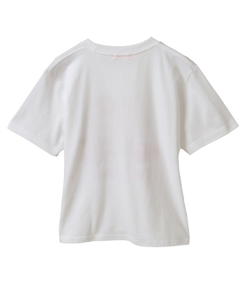 Candy Stripper(キャンディストリッパー)の「【HELLO KITTY】GAL&PEPE BABY Tシャツ(Tシャツ/カットソー・レディース・ブラック/オフホワイト/ピンク・FREE)」の8枚目の写真