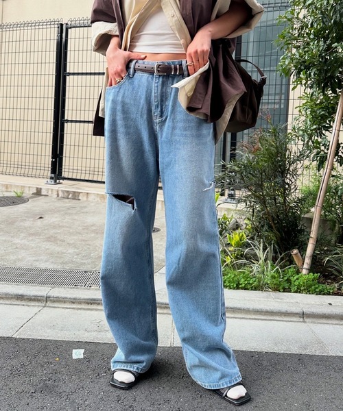 スラッシュボーイズデニム　HANNE アン セール】スラッシュボーイズデニム（デニムパンツ）｜HANNE