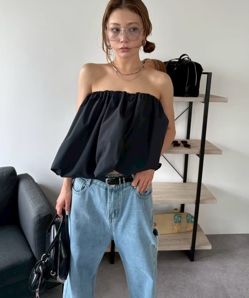 HANNE(アン)の「スラッシュボーイズデニム(デニムパンツ・レディース・ブルー・FREE)」の20枚目の写真