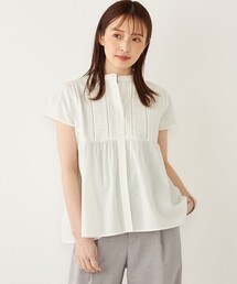 SHIPS Colors:〈洗濯機可能〉コットン ピンタック ジョイント シャツ