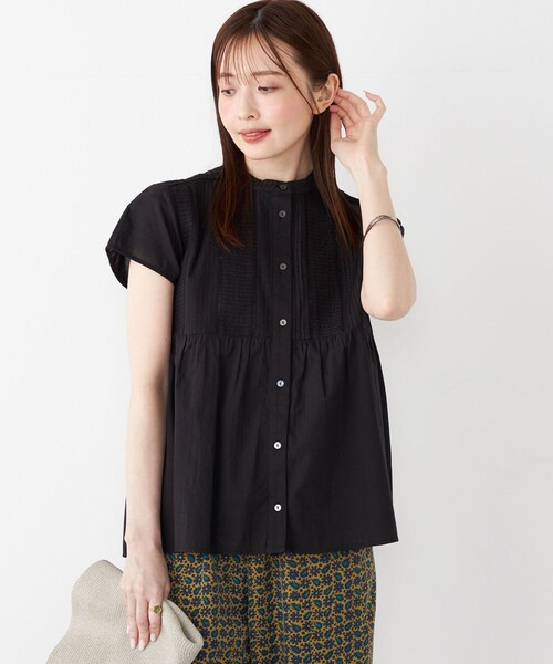 VIKTOR&ROLF ピンタック シャツ ネイビー 40(M-L) 未使用タグ VIKTOR&ROLF ピンタック シャツ ネイビー 40(M-L) 未使用タグ