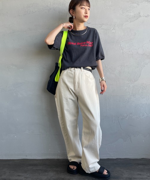 THE SHINZONE/ザ シンゾーン] HOTEL BEIRA-MAR プリントTシャツ