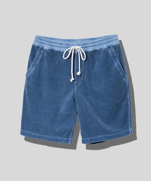 Good On（グッドオン）の「Good On/グッドオン　KNIT CORDUROY SHORTS（その他パンツ・メンズ・ブラック/マスタード/ブルー系/ライトグレー/ブラウン・MEDIUM/LARGE）」の4枚目の写真