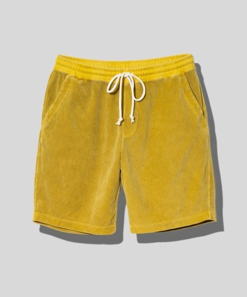 Good On（グッドオン）の「Good On/グッドオン　KNIT CORDUROY SHORTS（その他パンツ・メンズ・ブラック/マスタード/ブルー系/ライトグレー/ブラウン・MEDIUM/LARGE）」の5枚目の写真