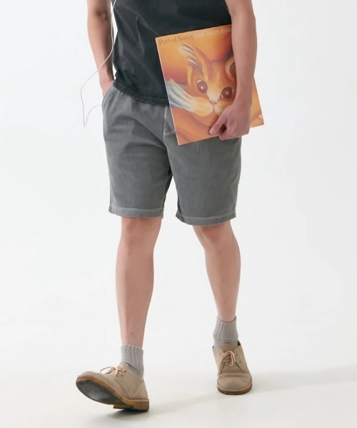 Good On（グッドオン）の「Good On/グッドオン　KNIT CORDUROY SHORTS（その他パンツ・メンズ・ブラック/マスタード/ブルー系/ライトグレー/ブラウン・MEDIUM/LARGE）」の11枚目の写真