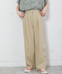 2タックストレートパンツ