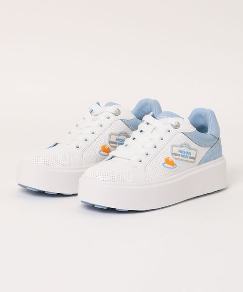 MICHAEL KORS(マイケルコース)の「ROMEY エンブリッシュ ミクストメディア スニーカー(スニーカー・レディース・ブルー系その他・6/6.5/7/7.5/8/5/5.5/9)」の1枚目の写真