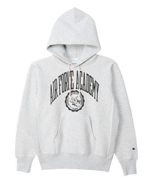 Champion（チャンピオン）の「Champion/チャンピオン/REVERSE WEAVE HOODED SWEATSHIRT（パーカー・メンズ・グレー/ブラック・MEDIUM/LARGE/X-LARGE）」の2枚目の写真