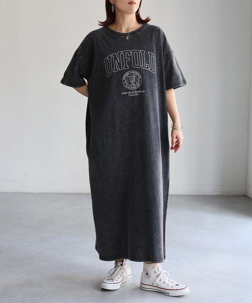 Riberry(リベリー)の「UNFOLD刺繍カレッジワンピース(ワンピース・レディース・ブラック/ホワイト系・FREE)」の12枚目の写真