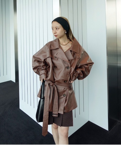 ジャケット・アウター AMERI DADDY MIDI TRENCH COAT DADDY MIDI TRENCH COAT（トレンチコート）｜Ameri（アメリ）の