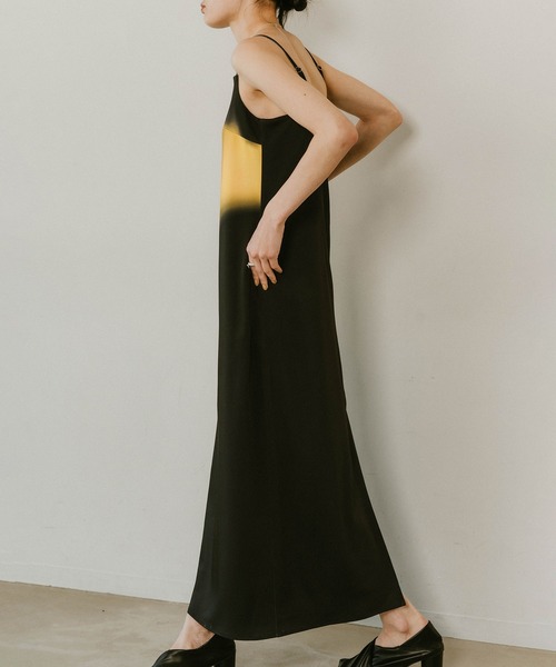 Knuth Marf】flower print satin dress（ワンピース）｜Knuth