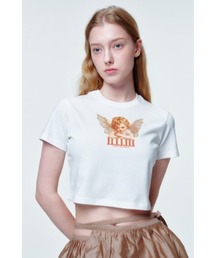 2113STUDIO/イイルイルサムスタジオ/Crop Tshirts Angel face
