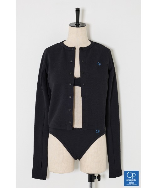 MOUSSY（マウジー）の「OP スイムウェア & カーディガン（水着・レディース・ブルー系その他/ブラック・FREE）」の13枚目の写真