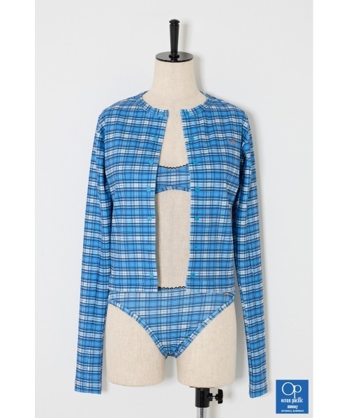 MOUSSY（マウジー）の「OP スイムウェア & カーディガン（水着・レディース・ブルー系その他/ブラック・FREE）」の8枚目の写真