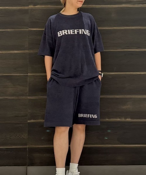 BRIEFING（ブリーフィング）の「【BRIEFING GOLF／ブリーフィングゴルフ】LW COOL KNIT T-SHIRT（ニット/セーター・メンズ・チャコール/インディゴブルー/ブラック・L/M）」の5枚目の写真